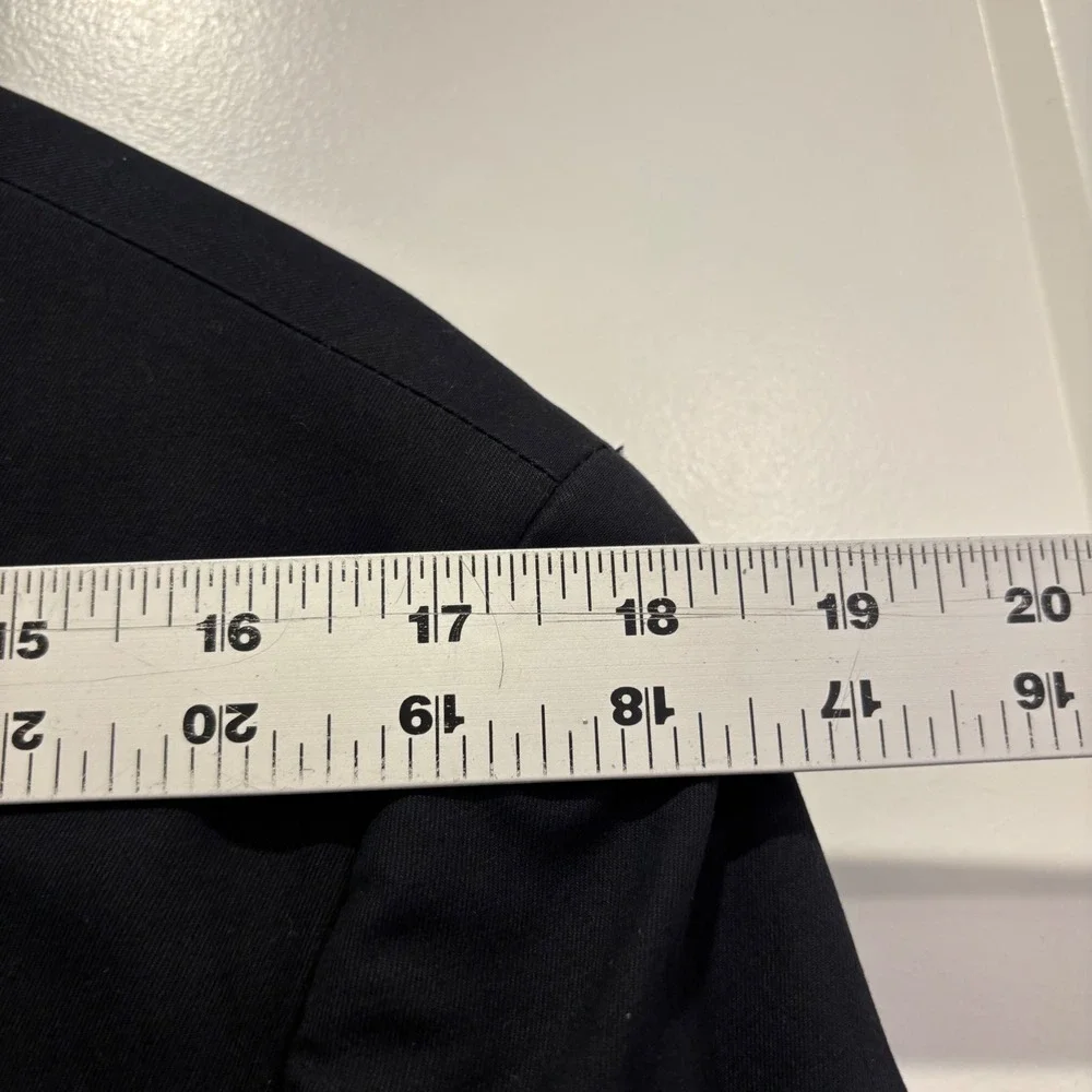 J. Crew Thompson Mens 42R Navy Blue Cotton Two Button Blazer Suit Jacket